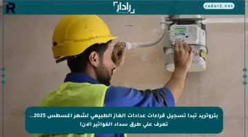 بتروتريد تبدأ تسجيل قراءات عدادات الغاز الطبيعي لشهر أغسطس 2025.. تعرف على طرق سداد الفواتير الآن!